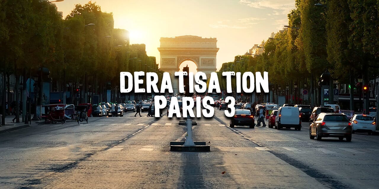 Dératisation Paris 3ᵉ