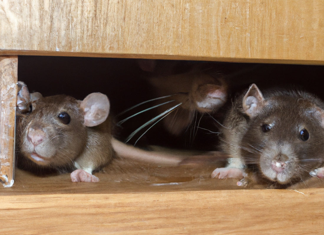 maison envahie par les rats